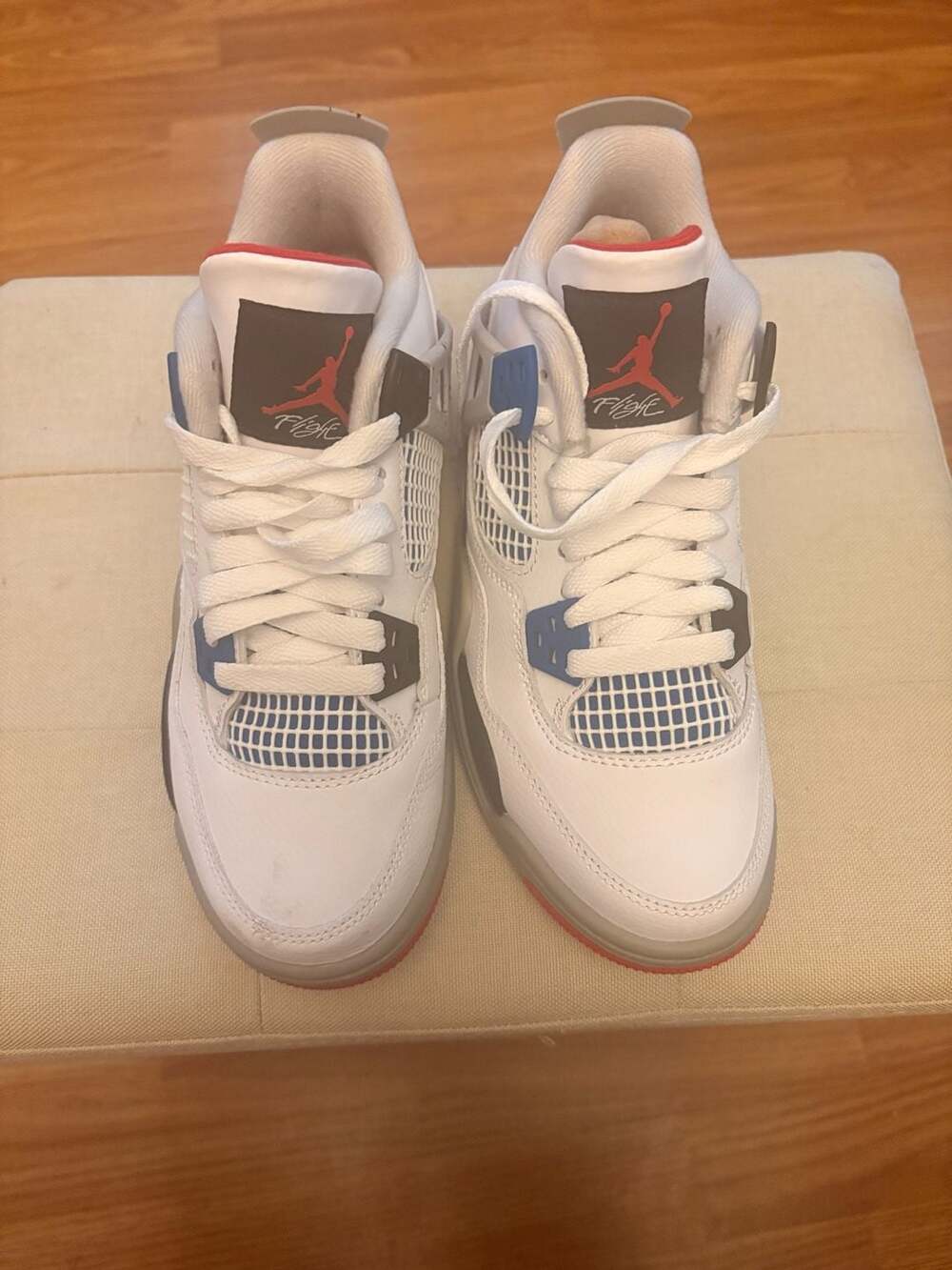 Nike Air Jordan 4 Retro Fire Red GS Size 4Y
